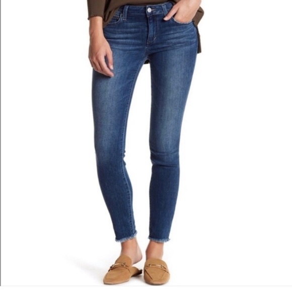 Joe's The Icon Mid Rise Skinny Ankle Raw Hem
Skinny Jeans Size 28 - Picture 1 of 9